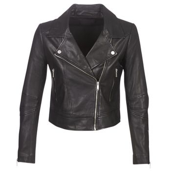 Ikks Cazadora de cuero BM48145-02 para mujer