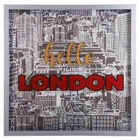 cuadro de canvas doble impreso con marco 80x80x4