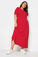 yours vestido largo rojo canale mujer curvy y tallas grandes yours