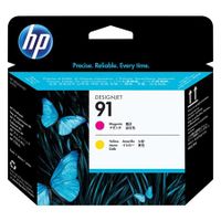 hp 91 yellow and magenta original printhead