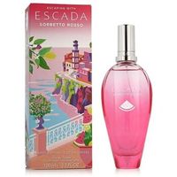 escada colonia sorbetto rosso - edt - 100ml -perfume vegano para mujer