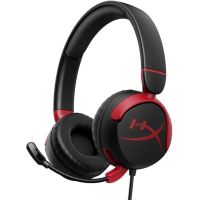 auriculares hyperx cloud mini con cable jack 35 mm gaming cancelacion de ruido negro
