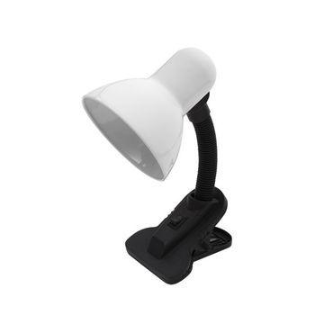 Flexos yezco 1xe27 blanco fijacion c/pinza flexible orientable 26x11,5x12 cm