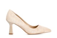 zapato de salon de ante sand