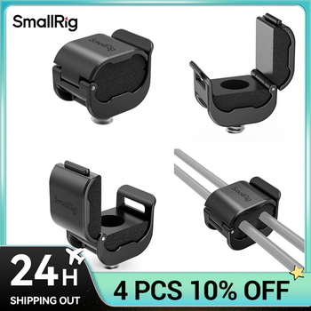 SmallRig-abrazadera de Cable de cámara Compatible con USB tipo C, Cables de 2-7mm, desbloqueo rápido, compacto y ligero, 4 unidades, 3685