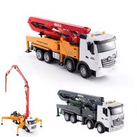 huina toys 1381 rtr 118 24g 11ch coche rc camion de bomba de cemento de aleacion con spray de agua de un boton luz led
