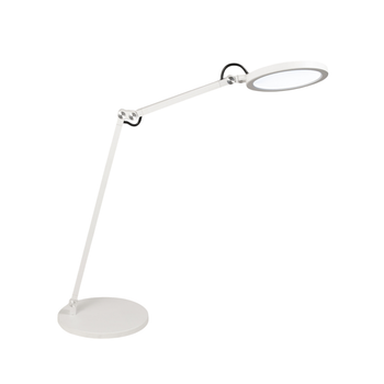 Regina - Lámpara De Mesa Ajustable Fabas Luce Blanca - Led Táctil De 9 W Integrado, Regulable, Cct (3000k, 4000k, 5000k, 6000k)