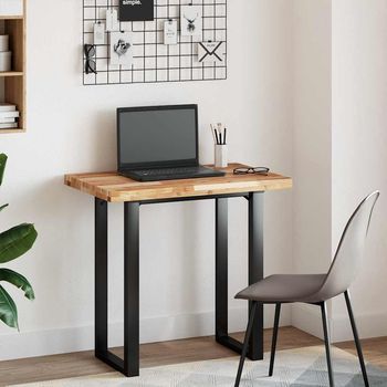 Tablero De Mesa | Tablero Escritorio Madera Maciza Acacia Sin Tratar 60x50x4 Cm