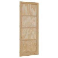 puerta interior natural 83 x 232 cm madera contrachapada vidaxl
