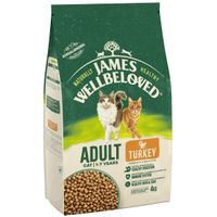 james wellbeloved adult cat - turkey - 4kg