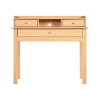 tocador de maquillaje con cajon y estantes de mdf urban meuble 100x50x90 cm - madera