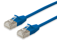 latiguillo slim apantallado sftp categoria 6a libre de halogenos 10g 05m color azul equip 606113