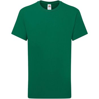 Fruit Of The Loom Camiseta Iconic 195 para niña