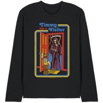 Steven Rhodes Camiseta manga larga Timmy Has A Visitor para mujer