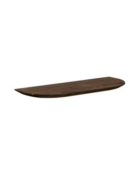 Consola recibidor de madera tono nogal 100x3,2cm