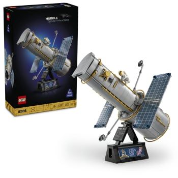 LEGO Icons Telescopio Espacial Hubble, Juguete de Construcción +18 años - 11382