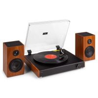 tocadiscos audizio rp337w 100w rms bluetooth 3 velocidades altavoces inalambricos