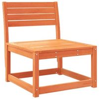 sofa de jardin  sofa de exterior madera maciza de pino marron cera