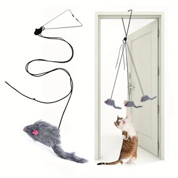 Juguete Colgante para Gatos para la Puerta, Alivia el Estrés, Juguete Colgante para Sala de Estar, para Gatitos