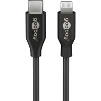 cable goobay lightning a usb-c 1 m negro