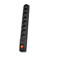 regleta acar hsk data s8 8 tomas con interruptor y proteccion