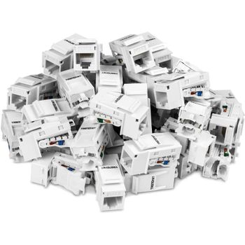 Trendnet TC-K50C6 Pack 50 Módulos Keystone Cat. 5/5e/6 Blancos