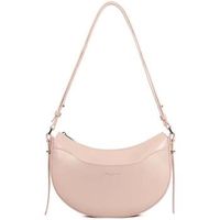 lancaster bandolera bolso media luna con cremallera suave ace poudre para mujer