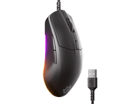 raton gaming - steelseries rival 3 gen 2 por cable sensor optico truemove core 85k ppp 6 teclas negro