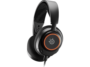 Auriculares gaming - SteelSeries Arctis Nova 3, Controladores Hi-Fi, Luces RGB, Cancelación de ruido, Negro