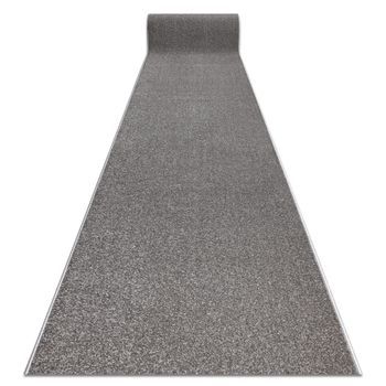 Alfombra De Pasillo Karmel Llanura, Un Color Gris 80 Cm 80x540 Cm