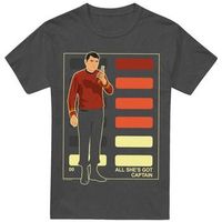 star trek camiseta all shes got captain para mujer