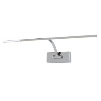 Aplique para cuadro led metal cromado 45,5 x 20 cm