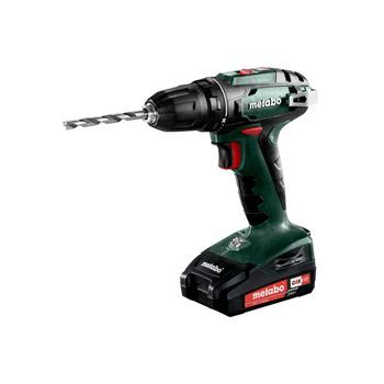 Taladro Con Batería Atornillador Bs 18. Incluye Dos Baterías Li-power (18 V/2,0 Ah), Cargador Y Maletín. Metabo