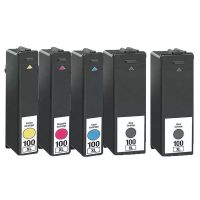 compatible multipack lexmark platinum pro 904 printer ink cartridges 5 pack -14n1068e