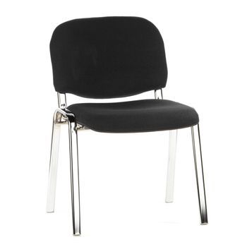 Silla De Confidente Xt 600 Negro/cromado Hjh Office