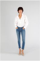 vaqueros ajustados de mezclilla medium blue 31