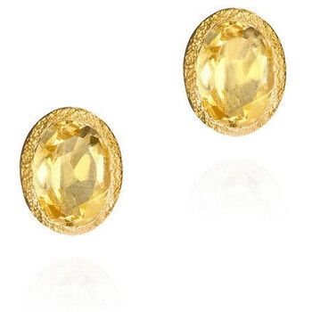 Jorge Revilla Pendientes Pendientes circulares con piedras naturales Zen Birthstones para mujer