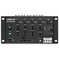 mezclador de audio vonyx stm3025b 4 canales compacto negro