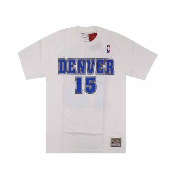 Camiseta Carmelo Anthony Denver Nuggets Mitchell & Ness N&N blanca