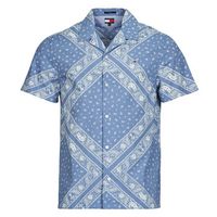 tommy jeans camisa manga corta tjm reg aop ss shirt ext para hombre