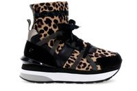 botines de running en tejido elastico blackleopard 41
