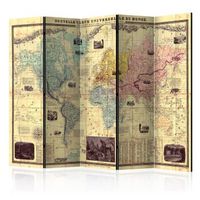 biombo - nouvelle carte du monde 225x172 cm
