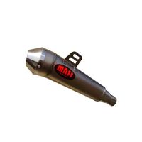 silenciador de escape mass cafe racer type2 inox
