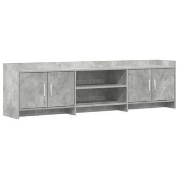 Mueble De Tv 168 X 33 X 47 Cm Gris Hormigón Vidaxl