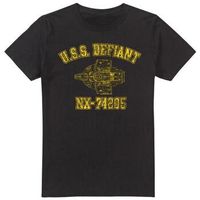 star trek camiseta manga larga defiant athletic para hombre