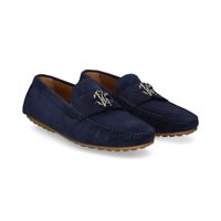 roberto cavalli mocasines hombre - azul marino talla 43