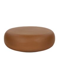 mesa auxiliar de escayola marron