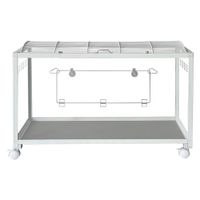 jaula tiaki para hamsteres blanca - 96 x 47 x 62 cm l x an x al