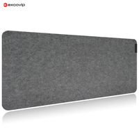 exco-alfombrilla de escritorio de fieltro grande alfombrilla extendida para teclado y raton base antideslizante protector suave para ordenador de escritorio para videojuegos oficina hogar y