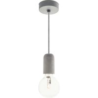 colgante sensation 1xe27 alregxd10cm gris